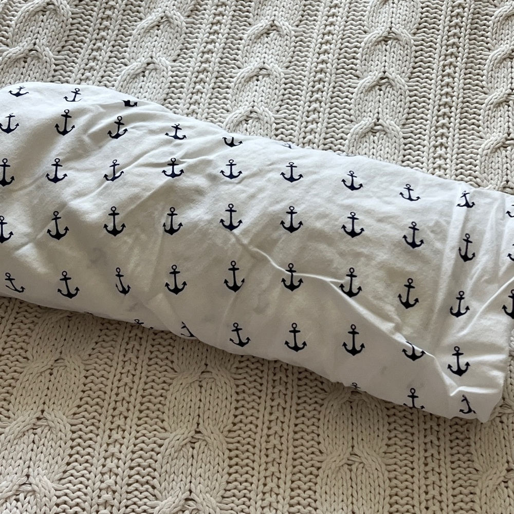 Nautical Anchor Crib Sheet - Picture 2 of 8